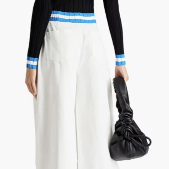 SOLID & STRIPED - LINDSEY PANT - MARSHMALLOW - SIZE MEDIUM - Picture 3 of 7